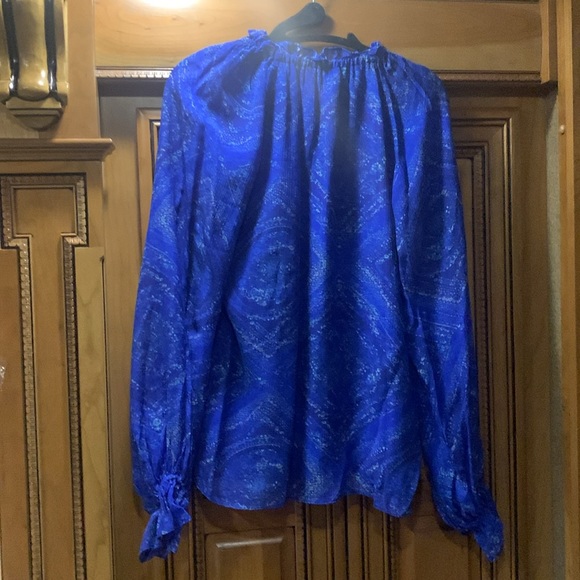 NWOT RAMY BROOKS Lorraine Balloon Sleeve Blouse Size X-Small - Picture 7 of 10